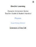 Physics Exploration - Quantifying Motion Extension #3: Free Fall