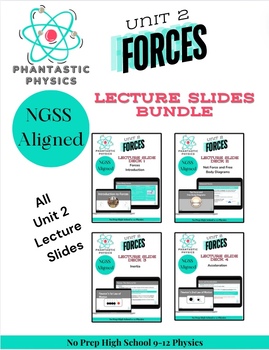 Preview of Physics Forces Slide Deck Bundle - PowerPoint Slides