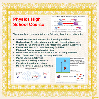 Preview of Physics High School Course