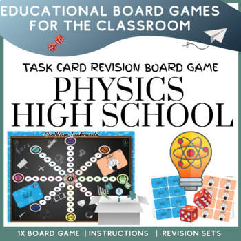 Preview of Physics High School Printable Themed Board Game