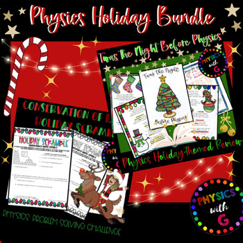 Preview of Physics Holiday Activity Bundle