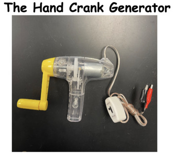 Preview of Physics Lab Activity: The Hand Crank Generator with Teacher Notes