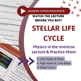 Physics Lecture Slides and Practice: Stellar Life Cycle (w