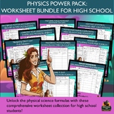 Physics Masterclass: 12 Comprehensive Worksheets on Force,