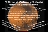 Physics-Mechanics with Calculus: Vectors and Dimensional M