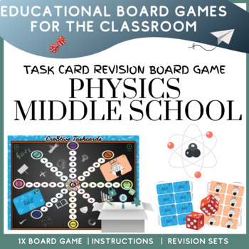 Preview of Physics Middle School Printable Themed Board Game