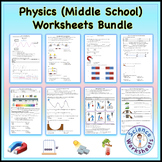 Physics (Middle School) - Worksheets Bundle | Printable & 