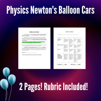 Preview of Physics Newton's Balloon Cars