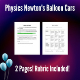 Physics Newton's Balloon Cars