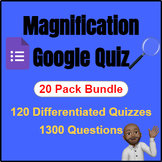 Physics-Optics | Magnification Quiz Bundle | Google Form |