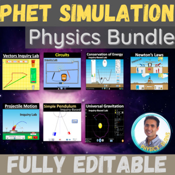 Preview of Physics Phet Simulation Bundle (Inquiry Based)