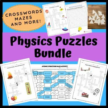 Preview of Physics Puzzles Bundle