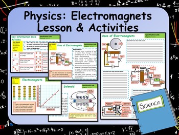 Preview of Physics (Science) Electromagnets Lesson & Activities