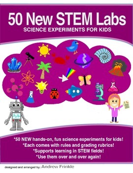Preview of Physics Science Experiment STEM projects MEGA pack #3 with 50 NEW learning labs