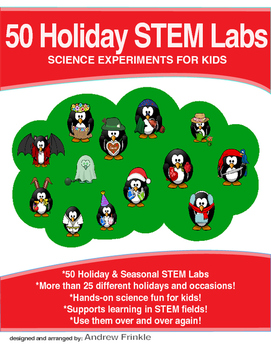 Preview of Physics Science Experiment STEM projects MEGA pack #4 - 50 Holiday STEM Labs