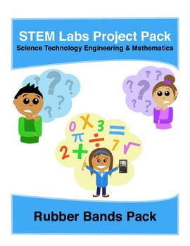 Preview of Physics Science Experiments STEM PACK - 8 rubber bands projects labs