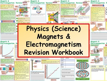 Preview of Physics (Science) Magnets & Electromagnetism Revision Workbook