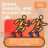 Physics Speed, Velocity, and Acceleration Race Lab