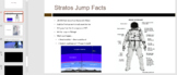 Physics - Stratos Jump - Acceleration, Atmosphere layers -