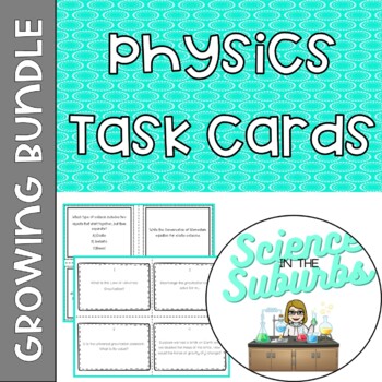 Preview of Physics Task Cards -- Growing Bundle!
