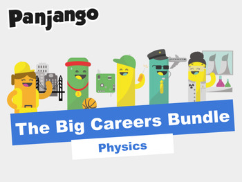 Preview of Physics - The Big Careers Bundle - 5 PowerPoint Challenge Resources
