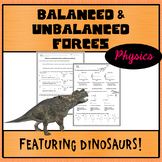 Physics Unit 2:  Balanced vs Unbalanced Forces Worksheet