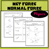 Physics Unit 2:  Net Force Worksheet
