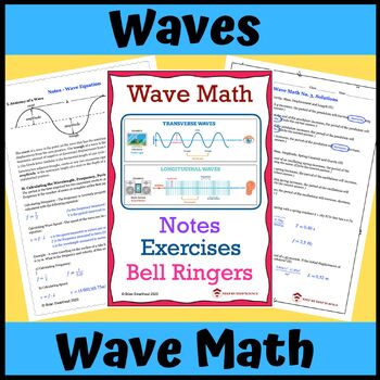 Preview of Physics Wave Math: Notes, Exercises, Bell Ringers