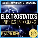 Electrostatics and Coulomb's Law Physics Worksheets, Power