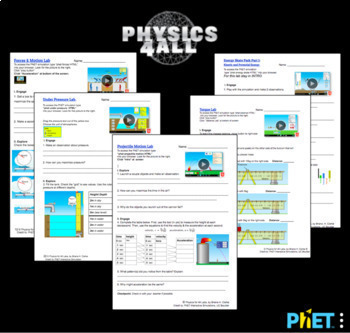 Preview of Physics4All Labs Workbook for PhET