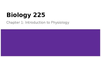 Preview of Physiology Chapter 1: Introduction to Physiology