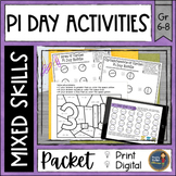 Pi Day Activities - Area of Circles, Circumference, Add an
