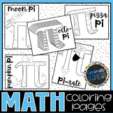 Pi Day Activity Coloring Pages