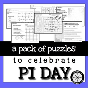 Preview of Pi Day Activities - Puzzles