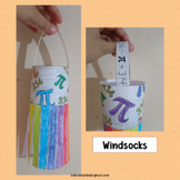 Pi Day Activities Windsock Craft Math Project Writing Colo