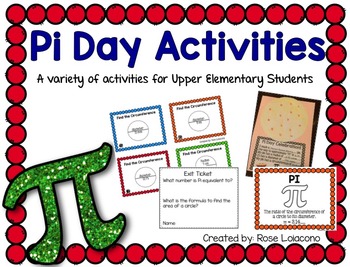 Pi Day Activities For Upper Elementary Students By Rose Loiacono