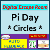 Pi Day Activity Middle School Math - Digital - Circumferen