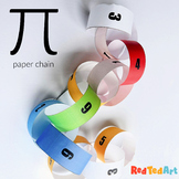 Pi Day Activity - Paper Chains - Full Color & Black & Whit