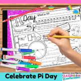 Pi Day Activity Poster Math Doodle Style Writing Organizer