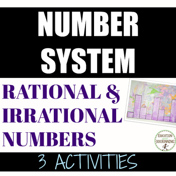 Preview of Rational Irrational Numbers Activity