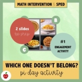 Pi Day Activity | Which One Doesn't Belong?