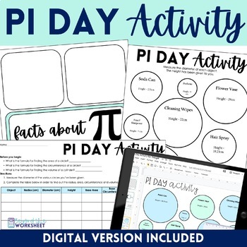 Preview of Pi Day Activity for Middle School