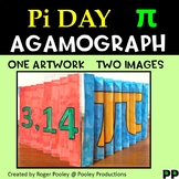 Pi Day Agamograph Art Activity