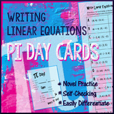 Pi Day Algebra - Write Linear Equations in Slope Intercept Form