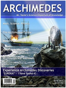 Preview of Pi Day - Archimedes Note Packet, Activities, and Lesson Plans