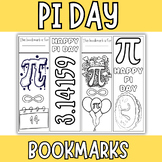Pi Day Bookmarks Coloring Sheets | Pi Day Coloring Bookmarks