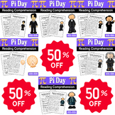 Pi Day Bundle: 6 Reading Comprehension for 4th/6th Grade |