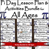 Pi Day Bundle for All Ages: Lesson Plan, Puzzles, Coloring