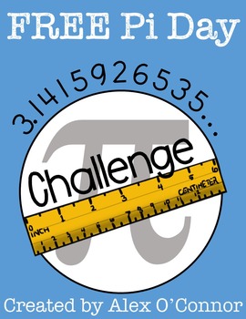 Preview of Pi Day Challenge Activity for Math in the Upper Grades