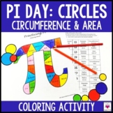 Pi Day Activity Area and Circumference of a Circle Middle 